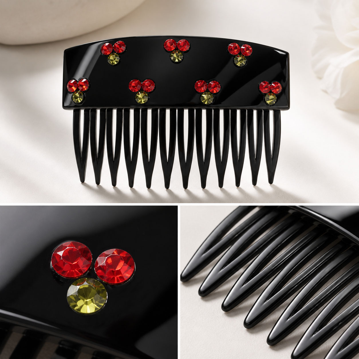 Peigne à cheveux coréen orné d - Gaming Accessories Rack avis et prix